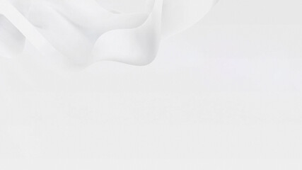 White Smooth Waves Corporate Background