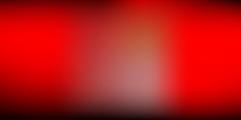 Dark Red, Yellow vector blurred background.