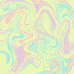 Ornamental background with abstract patterns, a combination of lilac, pale lime, blue and candy pink colors.