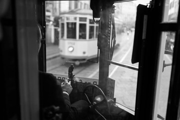 Old Tram in Milan