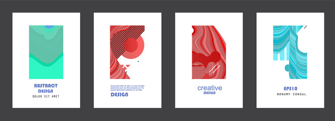 Abstract geometric pattern background for brochure cover design.