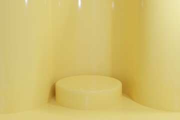 Yellow stand to use with your product