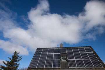 rooftop solar pv, clean energy, copy space