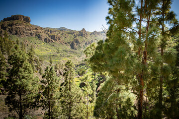 Obraz premium Soria Gran Canaria bei strahlendem Sonnenschein