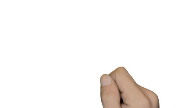 touch screen, swipe photo carousel with fingers on a smartphone.