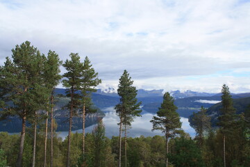 Paisaje de Noruega.