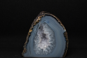 Front view of a gemstone