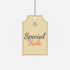 Tag Desain sale red discount label Special Sale Vector