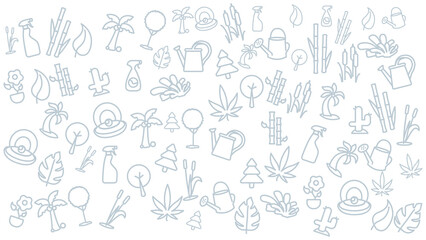 plants icon background. home plant vector icon background.
