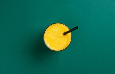 glass of fresh orange juice