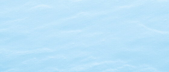 Fototapeta na wymiar Blue Light coloured snow texture. fresh snow background