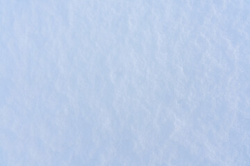 Blue snow with texture. fresh snow background
