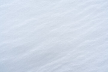 White snow texture. Fresh snow background