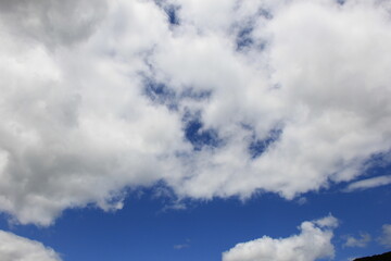 Fototapeta premium 爽やかな青空と白い雲