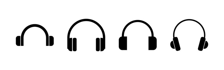 Fototapeta na wymiar Headphone icon vector. Headset icon symbols