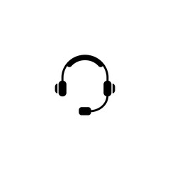 Headset icon, earphone icon vector for computer, web and mobile app 