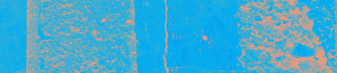 Obraz premium abstract coral and blue color texture background with copy space for design