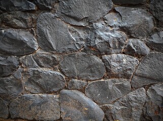 Textura de piedra negra