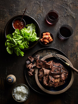 BBQ galbi (korean bbq beef short ribs)