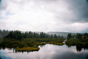 lake in the mountains