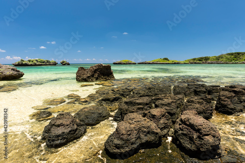 Clear Water Sea At Hoshizuna Beach Iriomote Island Yaeyama Okinawa Japan Wall Mural Renata Barbarino