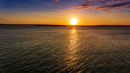 Por do sol no Dique de Cabedelo - PB