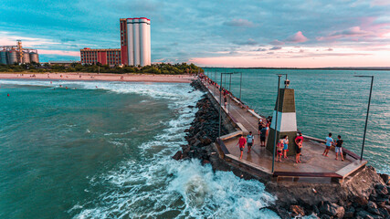 Por do sol no Dique de Cabedelo - PB