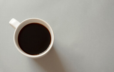 Close-up of coffee seen from directly above.  真上から見たコーヒーのクローズアップ