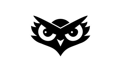 owl bird vector logo