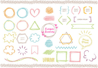 Fototapeta premium hand drawn doodle frames