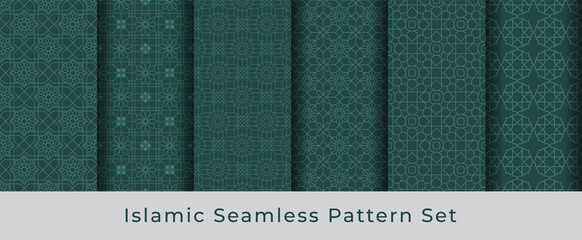 Islamic Seamless Pattern Collection Set
