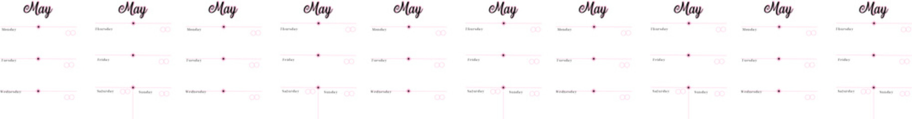 Planner - May