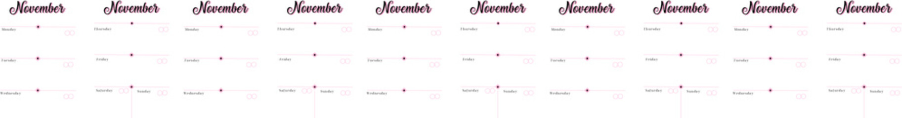 Planner - November