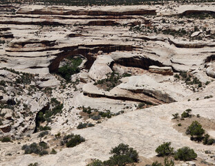 Stupefying Sapapu Bridge Overlook at National Bridge National Monument in Utah