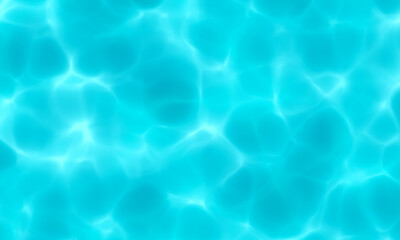 Blue white color water in swimming pool texture background. Use for design summer holiday concept.