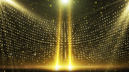 stage background of song and dance party Neon light spot flickers