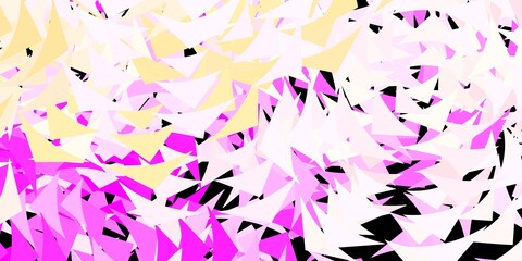 Light blue, green vector background with polygonal style.