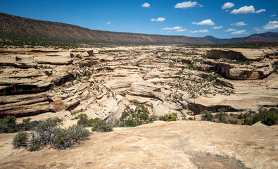 Obraz premium Spectacular Horse Collar Ruin at the Natural Bridge National Monument in Utah