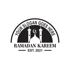 mosque vector , ramadan logo vector