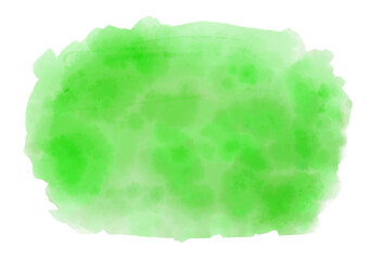 黄緑の水彩の筆の跡、背景素材、テクスチャ