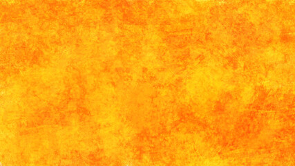 オレンジの水彩の筆の跡、背景素材、テクスチャ