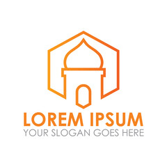 mosque vector , islam logo vector