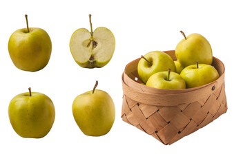 Apple variety  Mutsu in basket