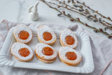 sweet easter egg cookies