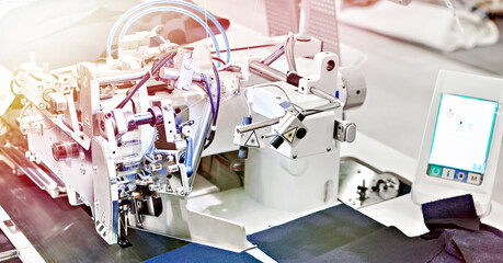 Lockstitch, automatic welting sewing machine