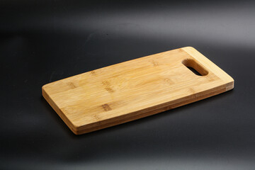 Wooden board for kitchen isolated