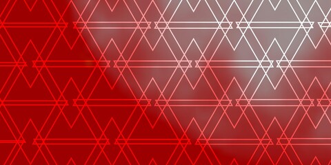 Light Red vector texture with triangular style.