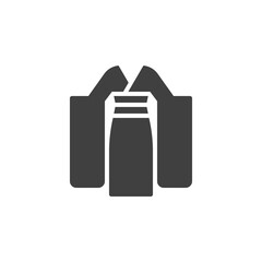 Kimono dress vector icon