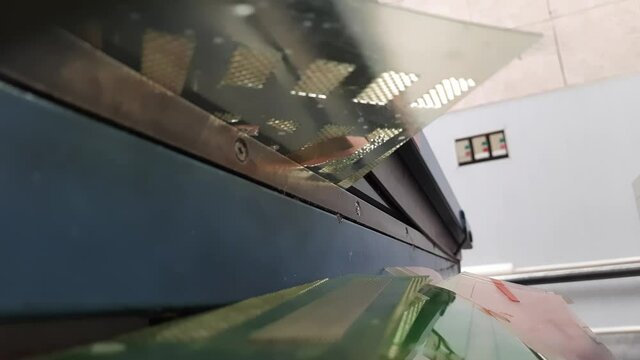 technology, recycling, production, waste disposal, polymer cutting, work, work in production, hand