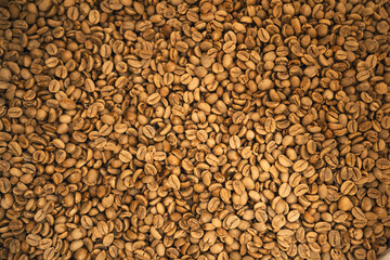 Home-made roasted coffee beans